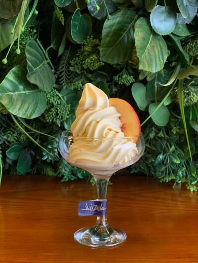 White Peach Ice cream