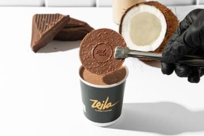 Coconut hot chocolate